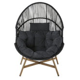 Naterial Atys Achat Chair 100x98x142cm Dark Grey,
